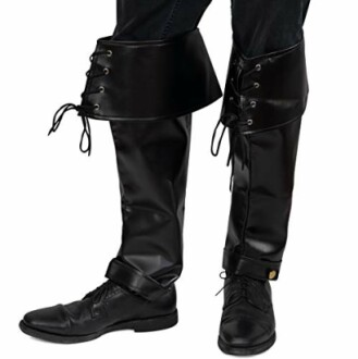 Skeleteen Faux Leather Pirate Boots